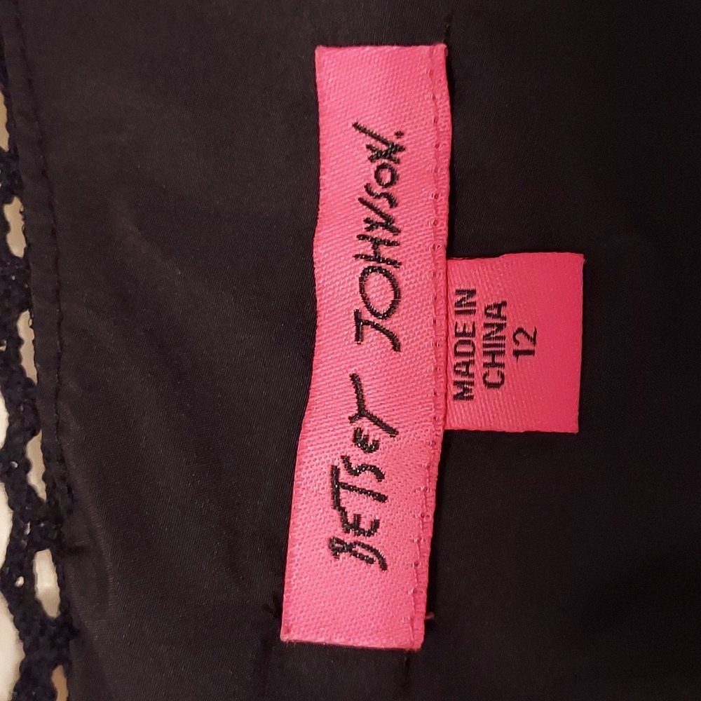 Betsey Johnson Black Lace Dress - Picture 6 of 8